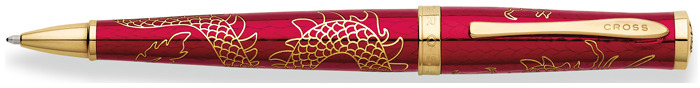 Stylo à bille Cross, série 2012 Year of the Dragon Rouge