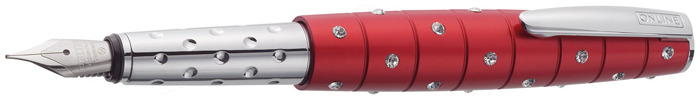 Stylo plume Online, série Crystal Inspiration Rouge