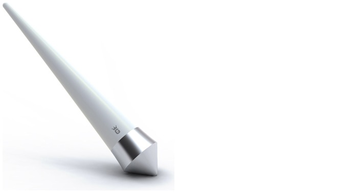 Stylo bille Gustav Innovation, série Slanda Blanc