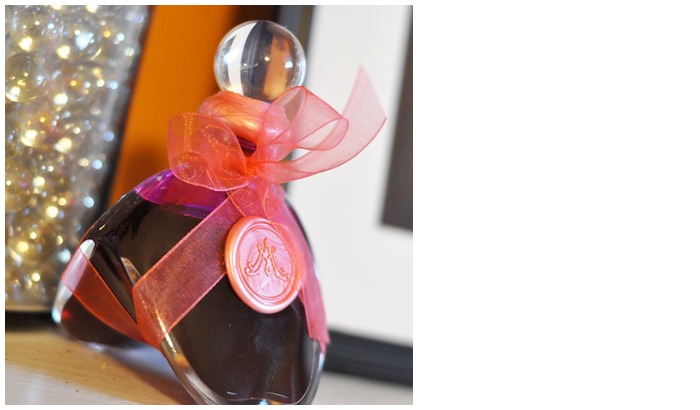 Bouteille d'encre J.Herbin , série Marie-Antoinette Encre rose