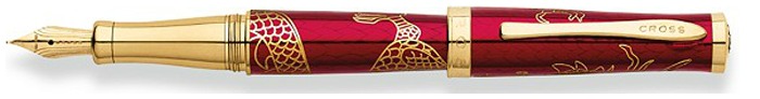 Stylo plume Cross, série 2012 Year of the Dragon Rouge