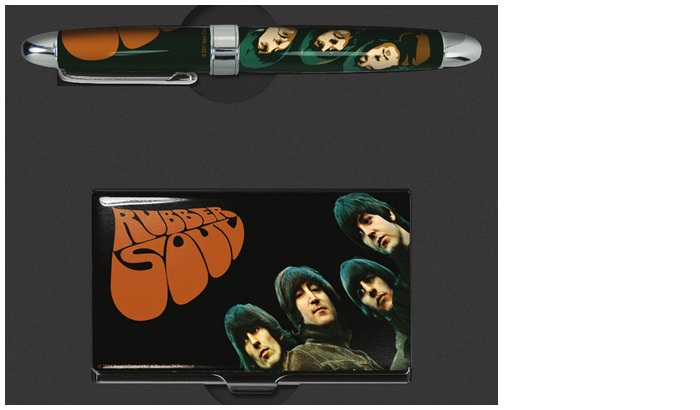 Ensemble Acme Writing Tools, série BEATLES Rubber Soul Multicolore