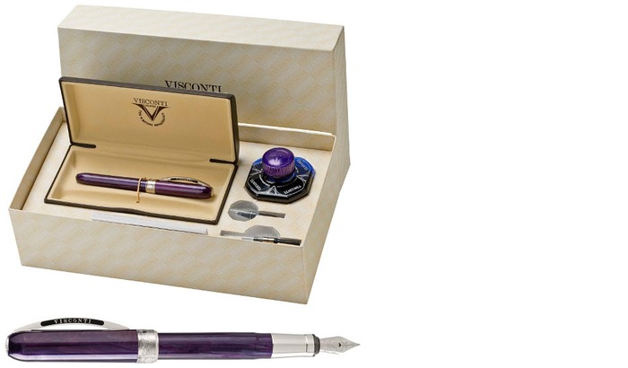 Stylo plume Visconti , série Rembrandt spécial édition Violet