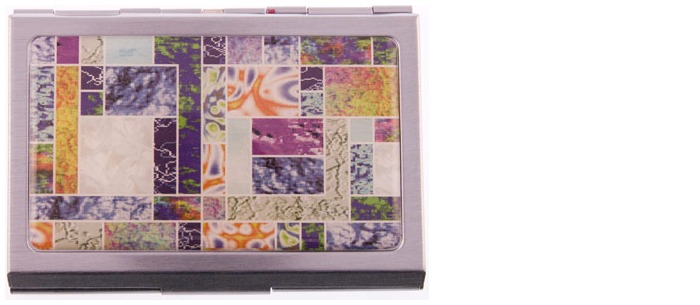 Porte-cartes de visite S&P, série Stephanie Multicolore