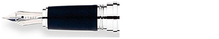Cross Fountain pen nib, Parts series Rhohium 18 kt gold (C Series)