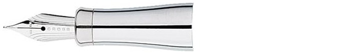 Cross Fountain pen nib, Parts series Rhohium 18 kt gold (Sauvage)