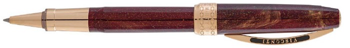 Stylo bille roulante Visconti , série Queen Elizabeth II 60th Anniversary Diamond Jubilee Rouge