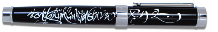 Stylo bille roulante Acme Writing Tools, série Annett Wurm Multicolore