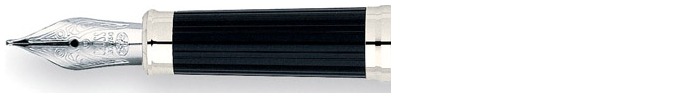 Cross Fountain pen nib, Parts series Rhohium 18 kt gold (Century II)