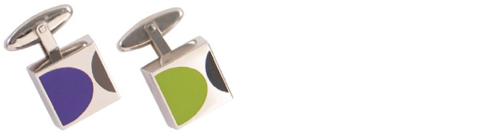 Acme Writing Tools Cufflink, Gene Meyer series Multicolor