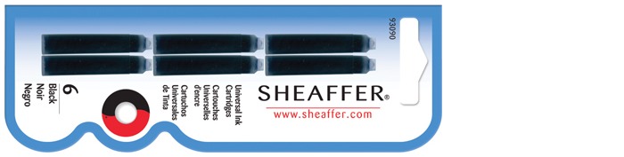 Sheaffer Universal Ink cartridge, Refill & ink series Black ink