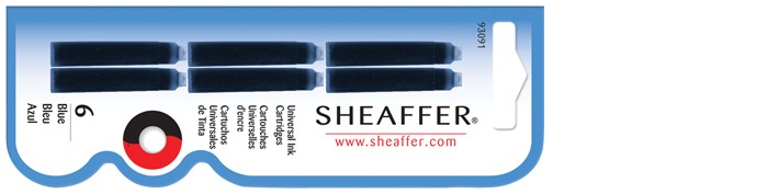 Sheaffer Universal Ink cartridge, Refill & ink series Blue ink