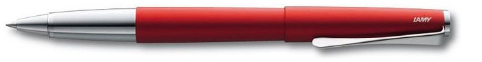 Stylo bille roulante Lamy, série Studio Rouge Royal