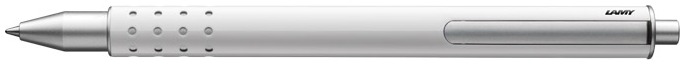 Stylo bille roulante rétractable Lamy, série Swift Blanc