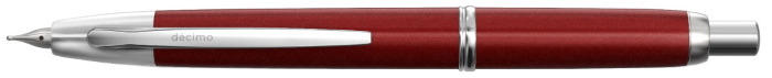 Pilot Fountain pen, Capless Decimo Retractable series Red