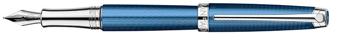 Stylo plume Caran d'Ache, série Léman Grand Bleu, Bleu