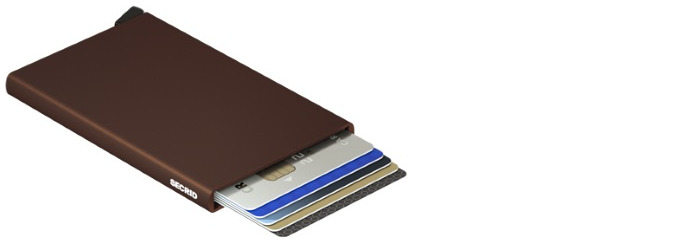 Secrid Card case, Cardprotector series Brown
