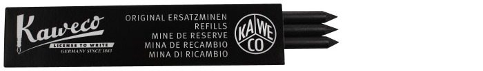 Mine 5.6mm Kaweco, série Accessoires Noir 5B (3/boîte)