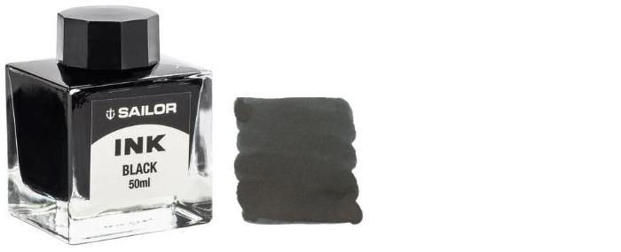 Sailor ink bottle, Refill & ink series Black ink (50ml)