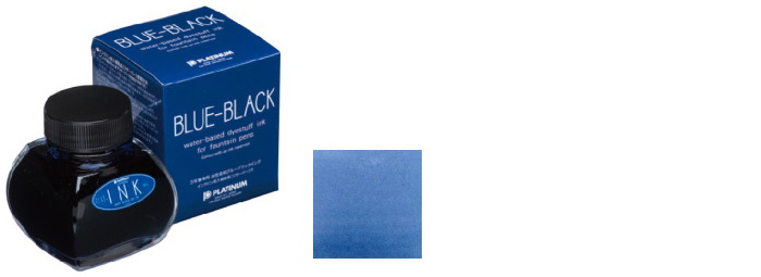 Platinum Ink bottle, Dye Ink series Blue-Black ink (60ml)