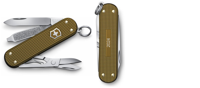 Victorinox Knife, Alox Limited Edition 2024 series Terra Brown (Classic SD)