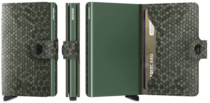 Secrid Card case, Miniwallet Hexagon series Green