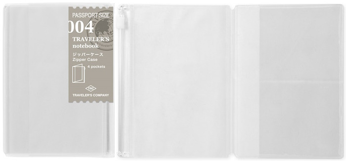 Étui Traveler's Company, série Notebook Passport Size Refill Transparent 