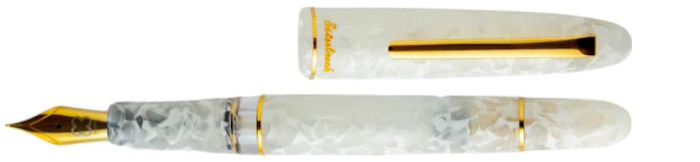 Esterbrook Fountain pen, Winter White - Limited Edition Estie series White GT (Integrated pump)