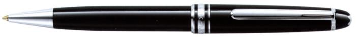Stylo à bille Mont Blanc, série Meisterstuck Platinum Line Classique Noir(137mm)