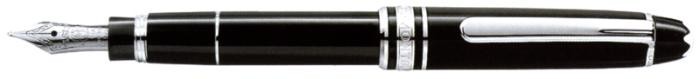 Stylo plume Mont Blanc, série Meisterstuck Platinum Line Mozart Noir (petit format)