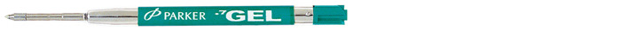 Recharge Gel pour stylo à bille Parker , série Refill & ink - Recharge & encre Encre verte