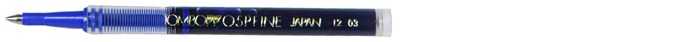 Recharge bille roulante Tombow , série Refill & ink - Recharge & encre Encre bleu royale