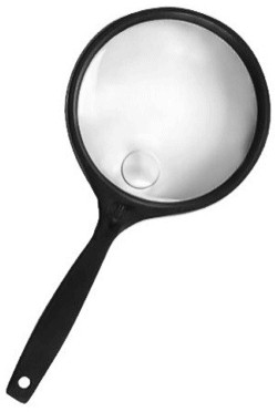 Loupe UltraOptix, série À main Noir