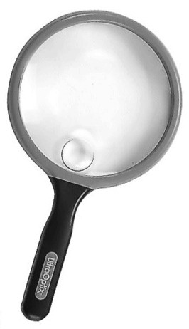 Loupe UltraOptix, série À main Noir