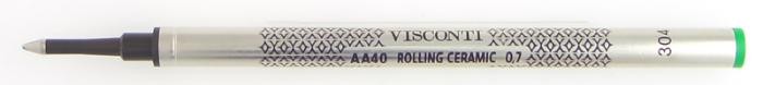 Recharge bille roulante Visconti , série Refill & ink - Recharge & encre Encre verte