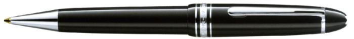 Stylo à bille Mont Blanc, série Meisterstuck Platinum Line Legrand Noir