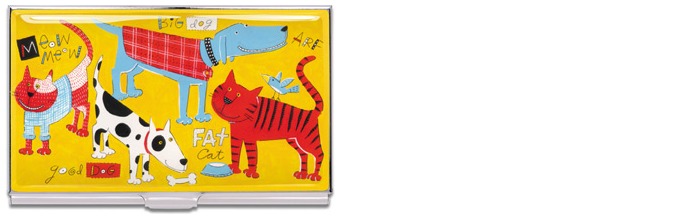 Acme Writing Tools Business card holder, Nancy Wolff serie Multicolor