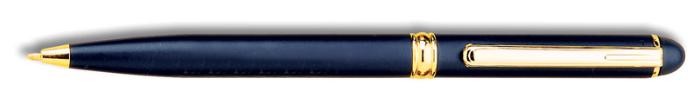 Stylo à bille Bankers, série Metal Writing Instruments Bleu