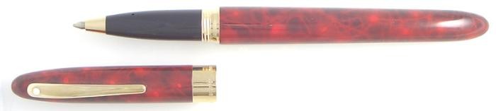 Stylo à bille roulante Sheaffer, série Crest Rouge