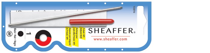 Recharge stylo Sheaffer, série Refill & ink - Recharge & encre Encre noir