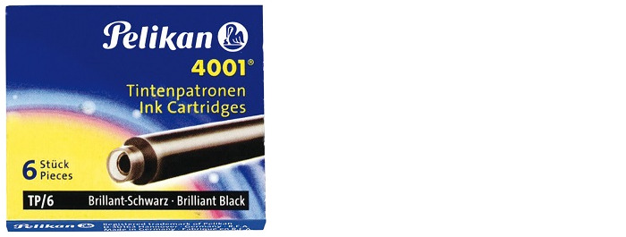 Pelikan Ink cartridge, Refill & ink series Black ink (Short)