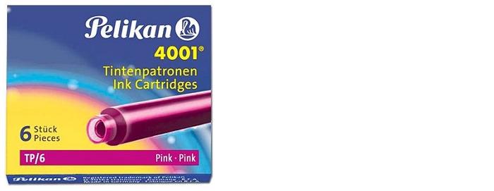 Pelikan Ink cartridge, Refill & ink series Pink ink (Short)