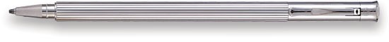 Stylo bille roulante Faber-Castell, série Slim platinum plated Platine