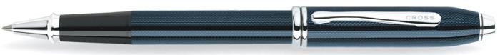 Stylo bille roulante Cross, série Townsend Bleu