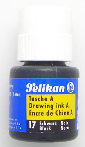 Encre de chine&nbsp;Pelikan,&nbsp;s&eacute;rie&nbsp;Drawing ink A&nbsp;Encre noir