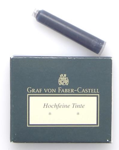 Faber-Castell Ink cartridge, Refill & ink - Recharge & encre serie Royal blue ink