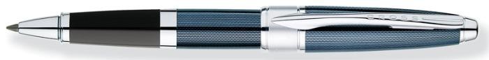 Stylo bille roulante Cross, série Apogee Bleu