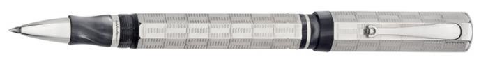 Stylo bille roulante Montegrappa , série Privilege Déco Argent
