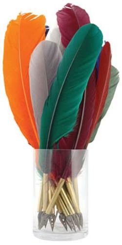 Plume d'oie Rubinato, série Quill Couleur variée