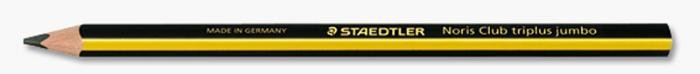 Crayon à mine en bois&nbsp;Staedtler ,&nbsp;s&eacute;rie&nbsp;Noris Club&nbsp;Noir HB